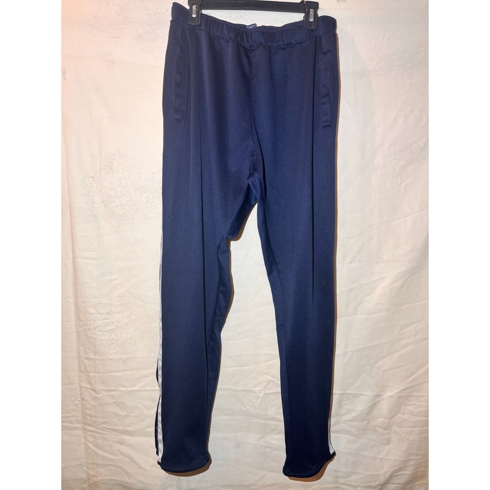 Pjmark‎ Men's SZ 2XL Track Pant Navy White Stripe Q86